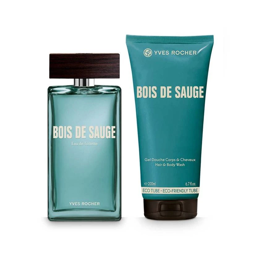 Men's Eau De Toilette And Shower Gel Set - Bois De Sauge 4 Men's Eau De Toilette And Shower Gel Set - Bois De Sauge - Image 2